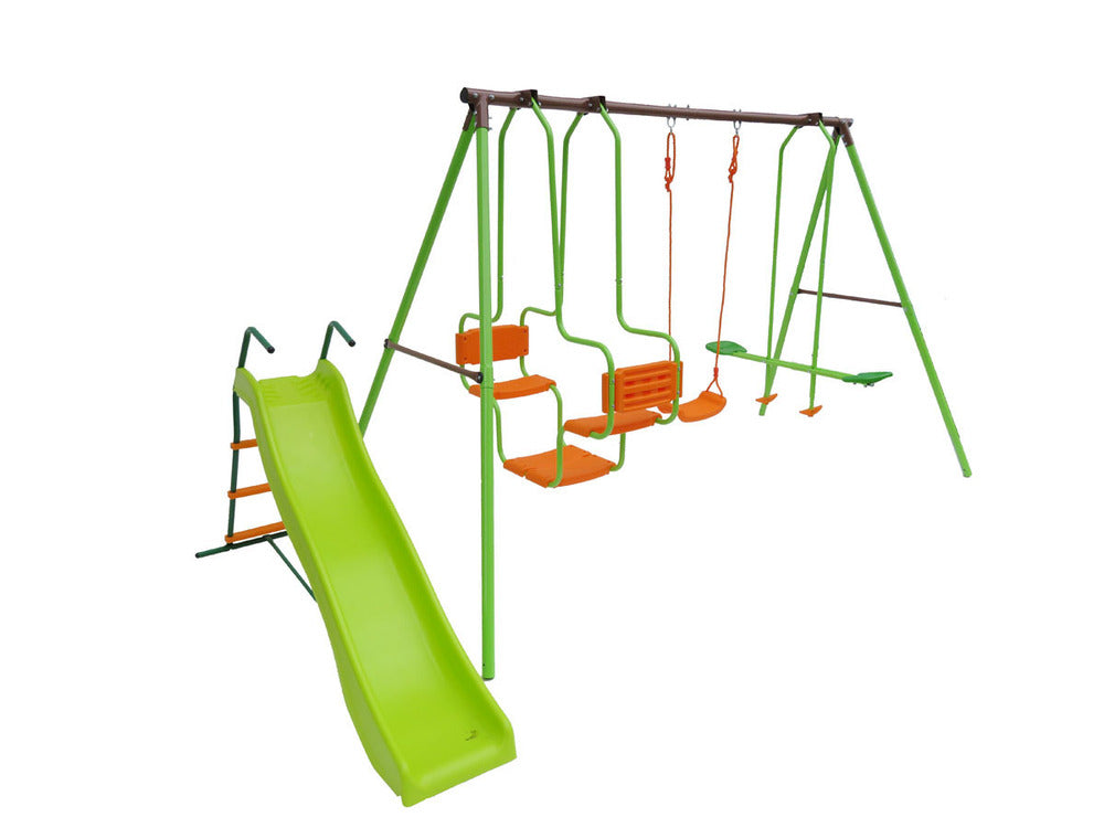  Portique Acier "ludo" - 1.96m - 4 Agrès