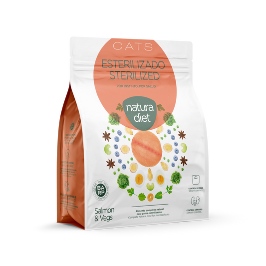  Natura Diet Cat Sterilized Salmon 400 Gr