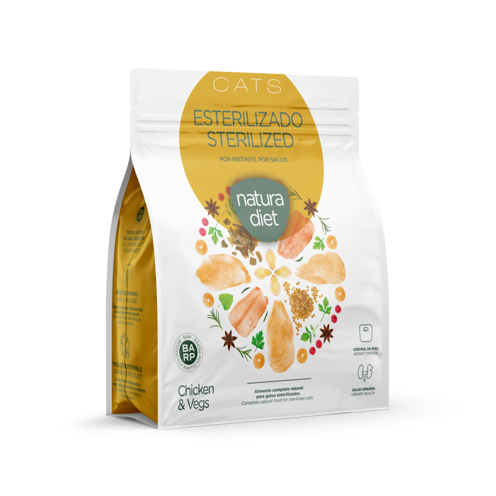  Natura Diet Cats Sterilized Chicken 400g