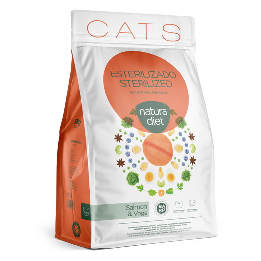  Natura Diet Cat Sterilized Salmon 3 Kg