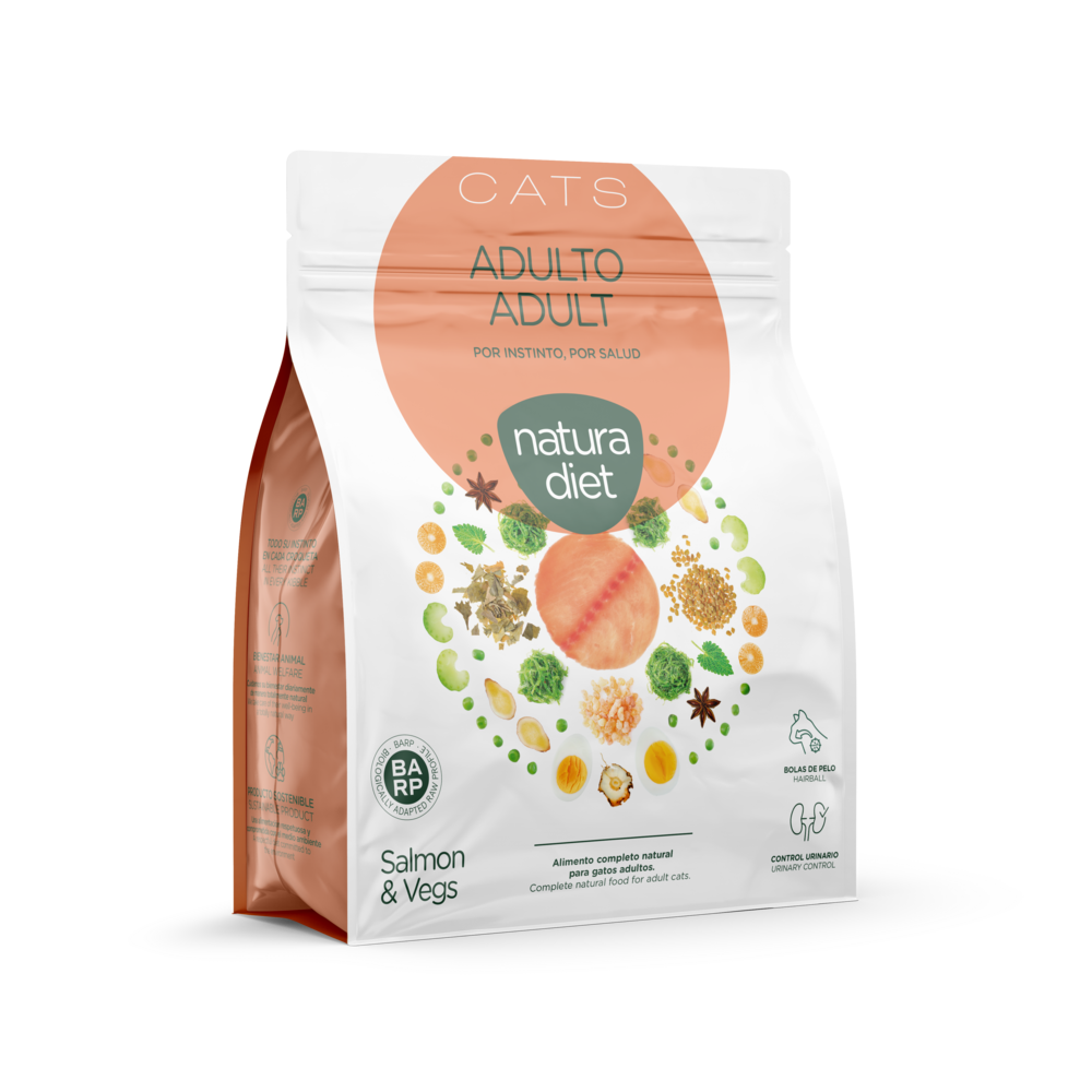  Natura Diet Cat Adult Salmon 400 Gr