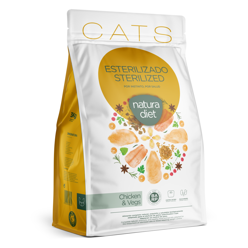  Natura Diet Cats Sterilized Chicken 3kg
