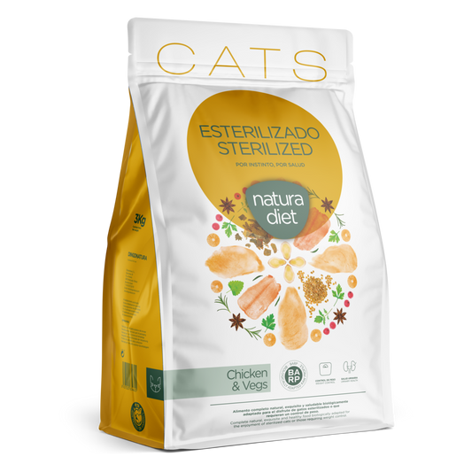  Natura Diet Cats Sterilized Chicken 3kg