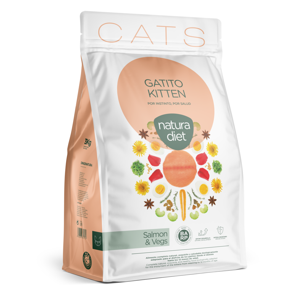  Natura Diet Cat Kitten Salmon 3 Kg