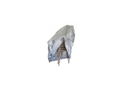  Housse De Protection Pour Chaises - Argent - 67x67x109 Cm