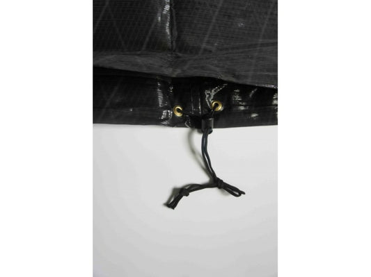  Housse De Protection Pour Table Rectangulaire + Chaises 240 X 170 X 85 Cm - Noir