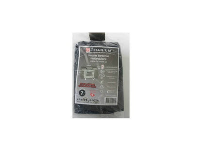  Housse De Protection Pour Barbecue Rectangulaire 130 X 70 X 100 Cm - Noir