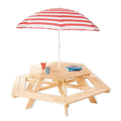 Pinolino Ensemble De Table Et Banc Pour Enfants Nicki 6-eck