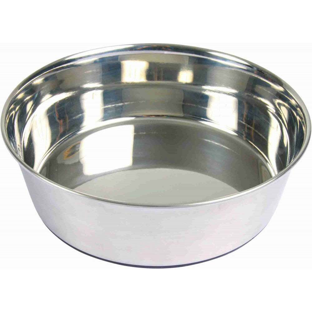 Trixie Écuelle En Acier Inox 500 Ml, ø 14 Cm Pour Chien Ou Chat