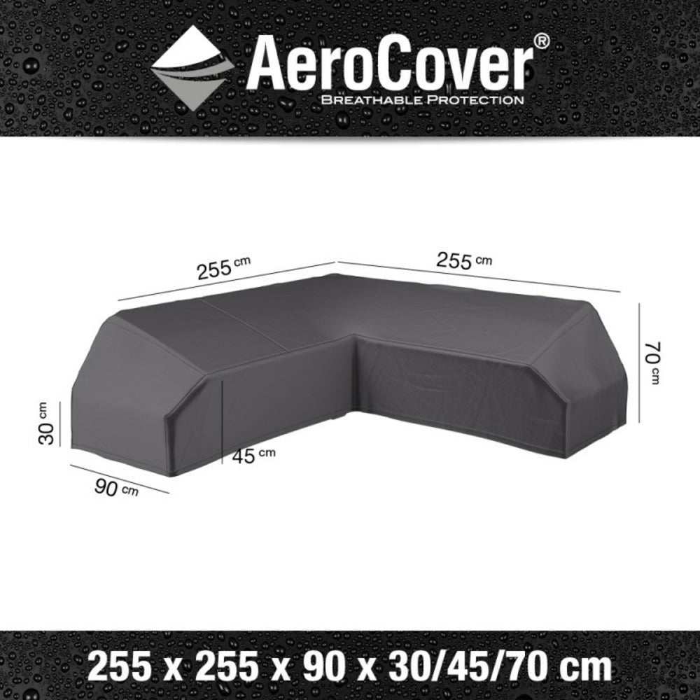 Aerocover Housse De Protection Pour Salon De Jardin D'angle L255 Cm