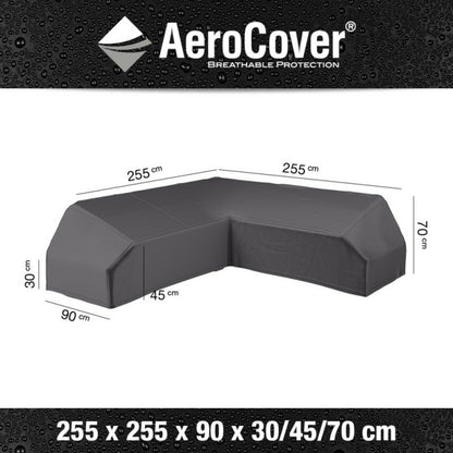 Aerocover Housse De Protection Pour Salon De Jardin D'angle L255 Cm