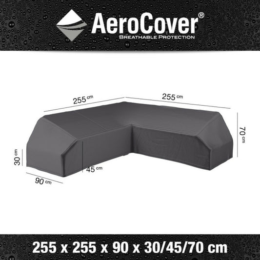 Aerocover Housse De Protection Pour Salon De Jardin D'angle L255 Cm