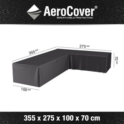 Aerocover Housse De Protection Pour Salon De Jardin D'angle L355 Cm