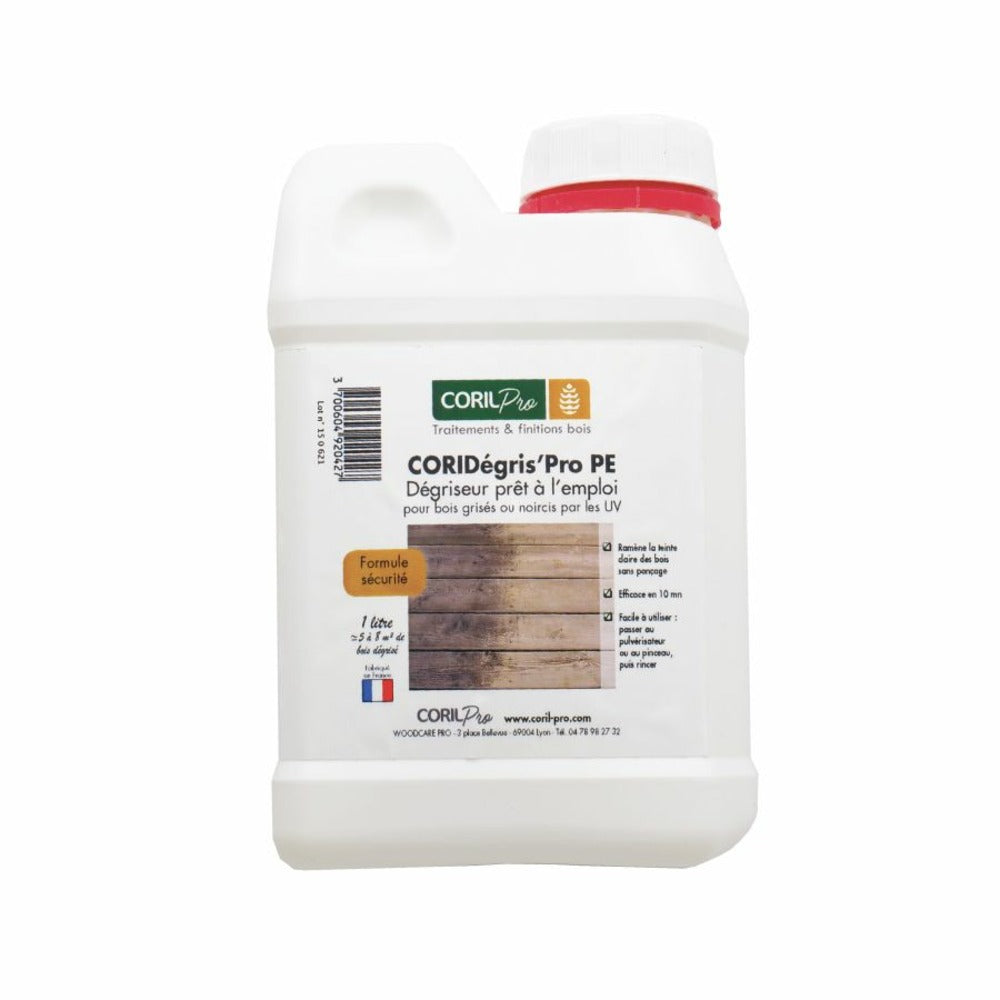  Dégriseur Pour Terrasse Bois Coridegris'pro Jerican 1l-corilpro