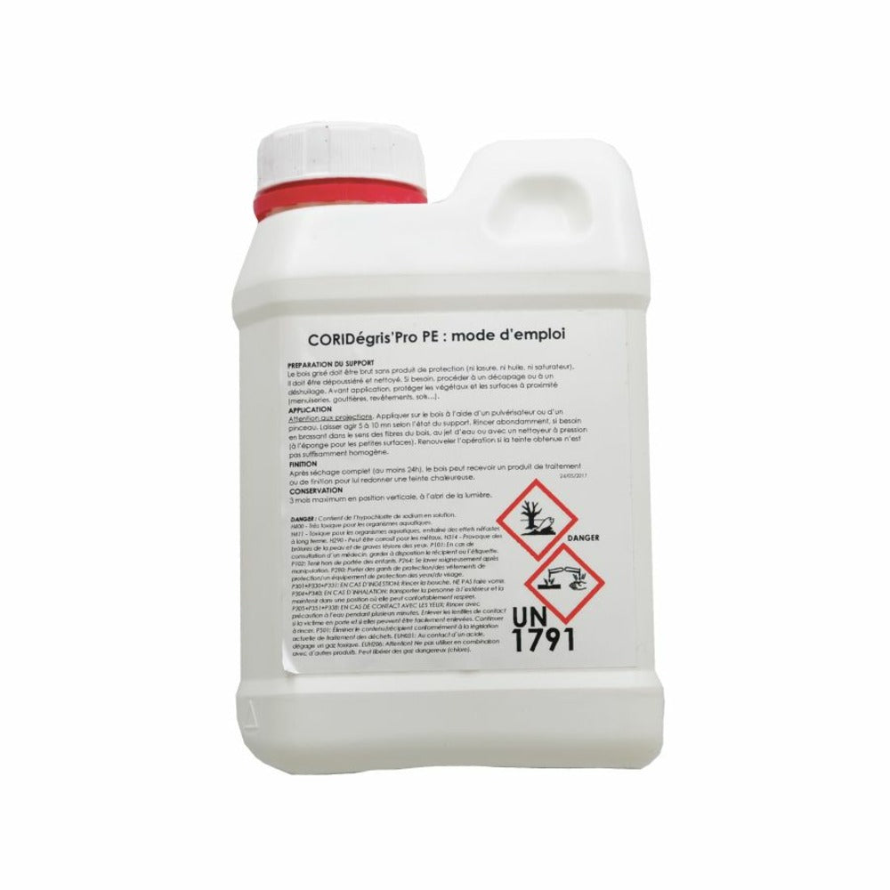  Dégriseur Pour Terrasse Bois Coridegris'pro Jerican 1l-corilpro