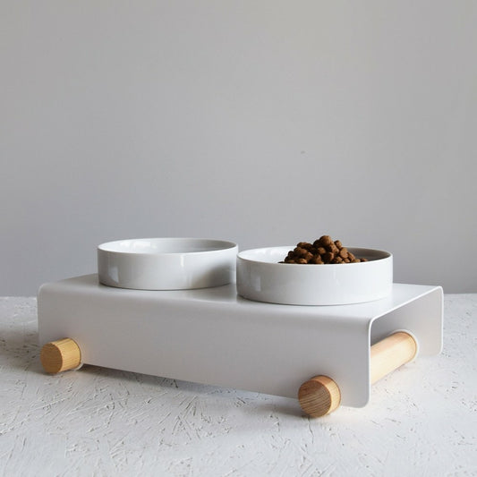  Gypso - Set De 2 Gamelles En Céramique Surélevées Pour Petits Chien / Chat