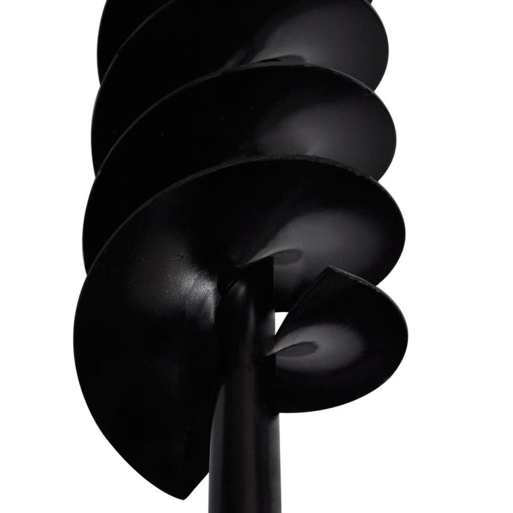 VIDAXL Tarière De Sol Avec Manche 120 Mm Et Tube D'extension 5 M Acier