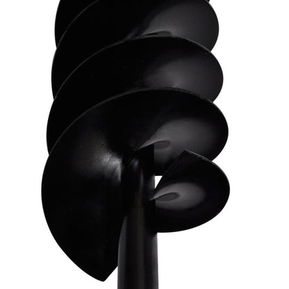 VIDAXL Tarière De Sol Avec Manche 120 Mm Et Tube D'extension 5 M Acier