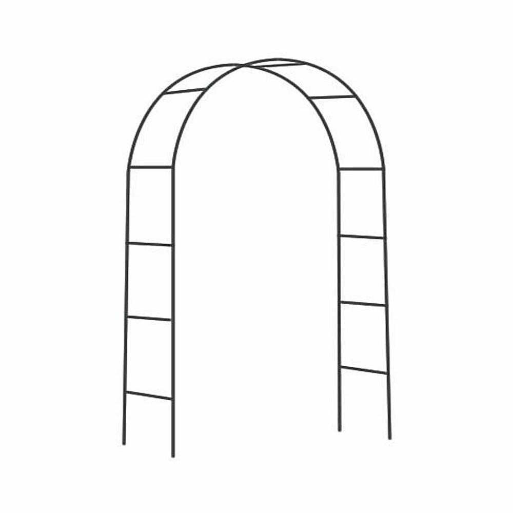  Arche Déco En Fer Noir Atea Gardman - Structure De Soutien Pour Plantes Grimpant