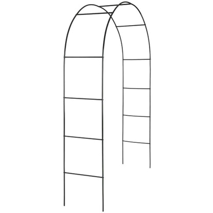  Arche Déco En Fer Noir Atea Gardman - Structure De Soutien Pour Plantes Grimpant