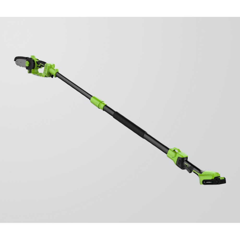  Pack Tronçonneuse électrique Avec Manche Télescopique+ Rootslayer à Main-noir