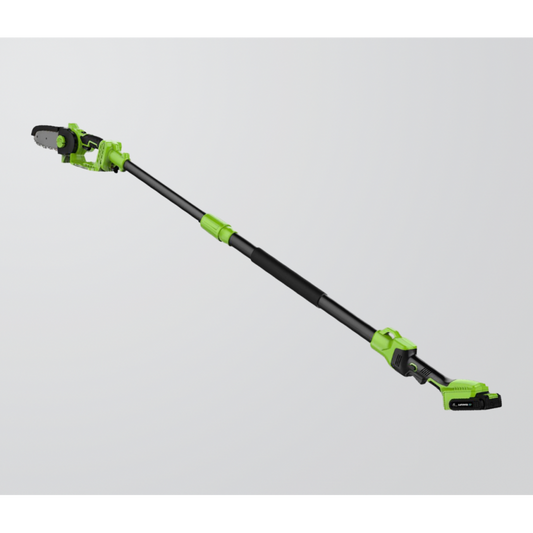  Pack Tronçonneuse électrique Avec Manche Télescopique+ Rootslayer à Main-noir