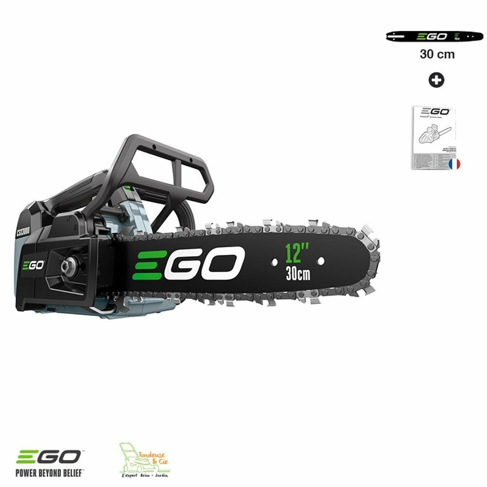  Tronçonneuse Professionnelle Guide Chaine Oregon 30cm Ego Csx3000 Sans Chargeur Ni Batterie