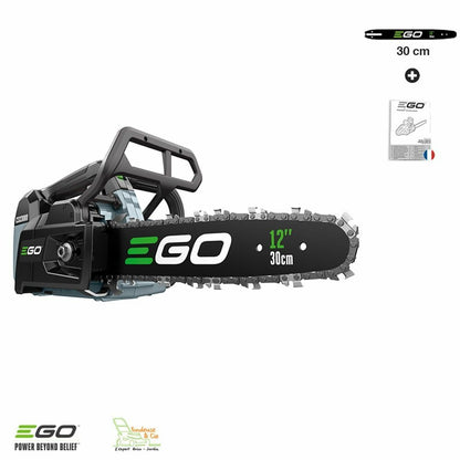  Tronçonneuse Professionnelle Guide Chaine Oregon 30cm Ego Csx3000 Sans Chargeur Ni Batterie