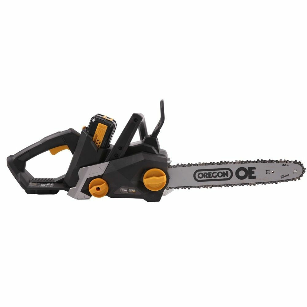  Pack Tronçonneuse Sans Fil 1200w Guide 35 Cm Texas Csx4000 Chargeur Et Batterie