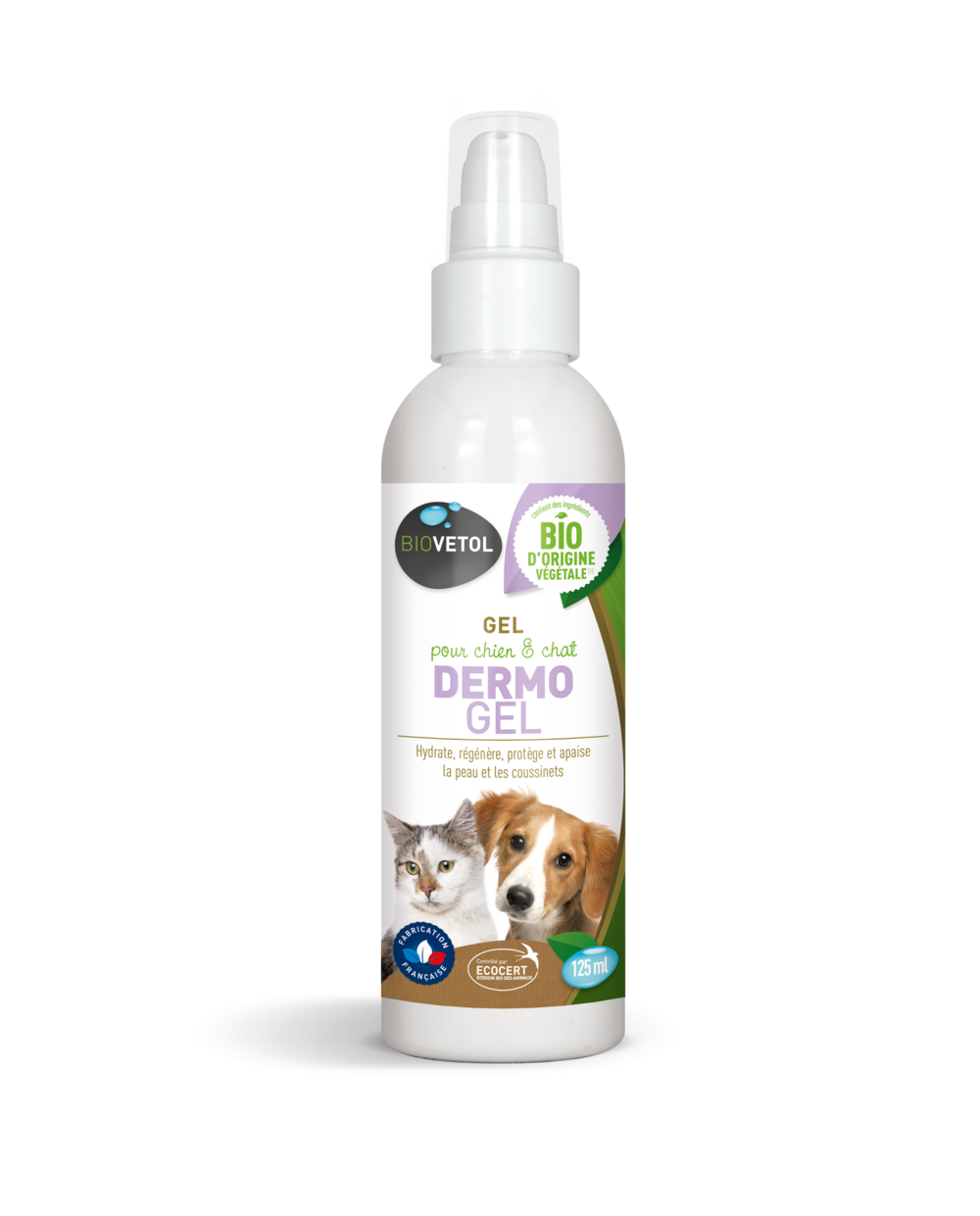  Gel Apaisant Coussinets-bio Certifié Ecocert-irritations Et Micro-lésions -125ml