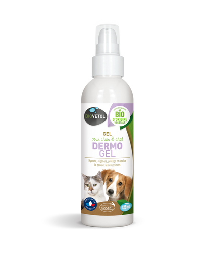  Gel Apaisant Coussinets-bio Certifié Ecocert-irritations Et Micro-lésions -125ml