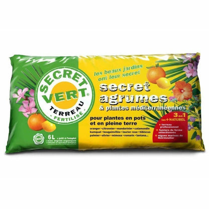  Terreau Pour Agrumes Et Plantes Méditerranéennes (lot De 3)