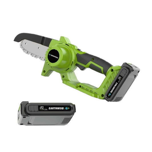  Pack Tronçonneuse Sans Fil + Batterie De Rechange-vert