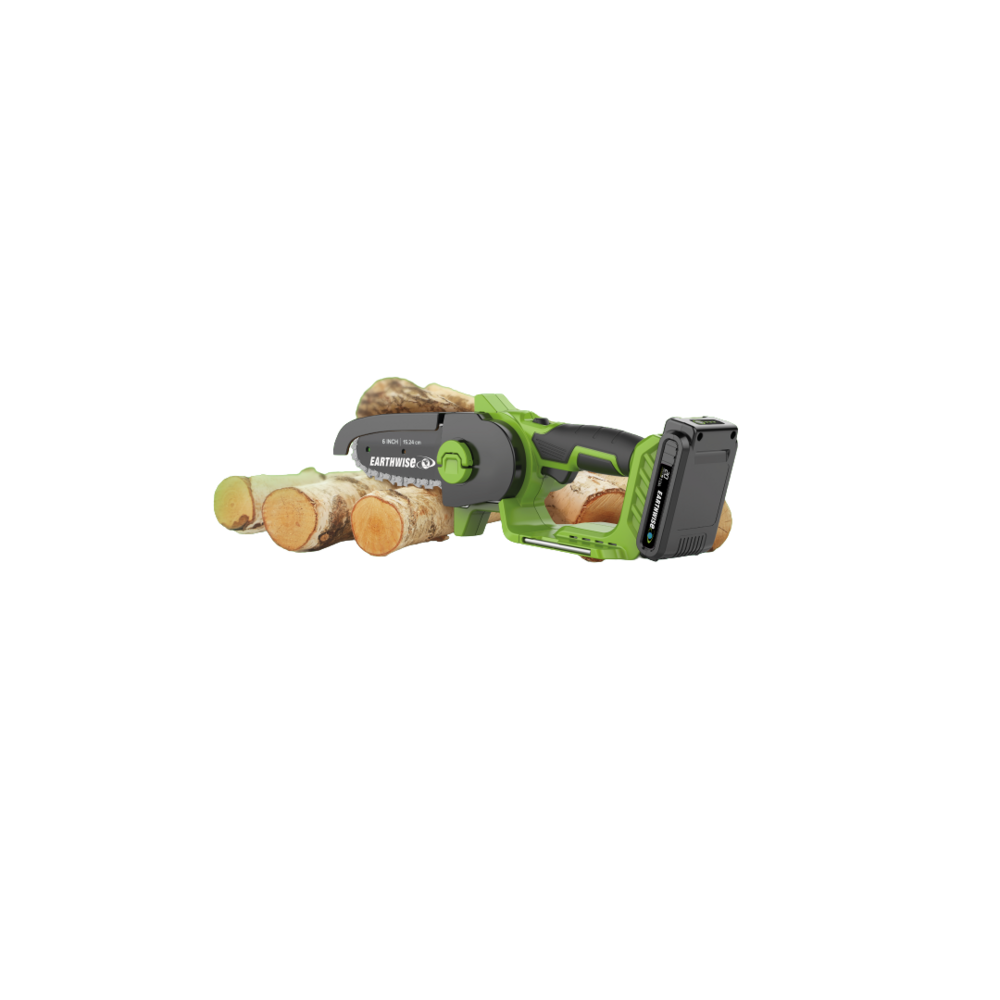  Pack Tronçonneuse électrique + Rootslayer à Main-vert