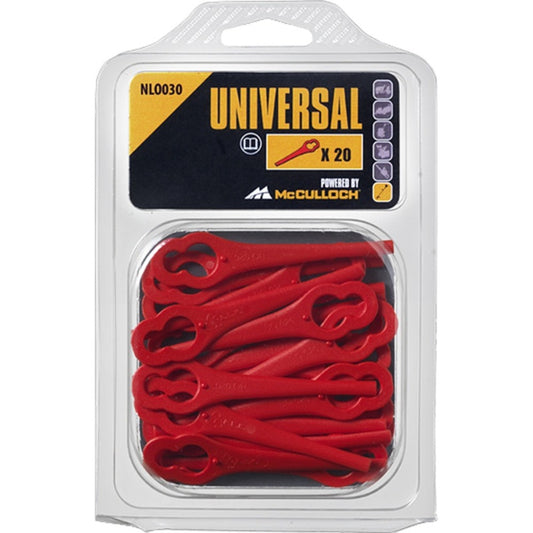 Universal Lames Plastiques Pour Coupe-bordures Sans Fil Bosch - Nlo030