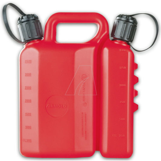  Jerrican Double Avec Goulotte Souple Et Goulotte Rigide 3 + 1,5 L