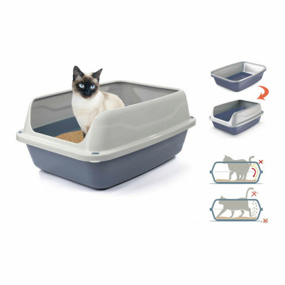  Bac à Litière Pour Chats Sonic (44,5 X 34 X 18,5 Cm)