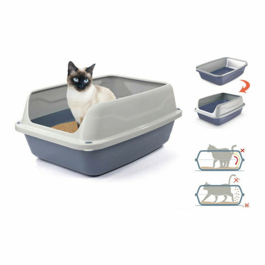  Bac à Litière Pour Chats Sonic (44,5 X 34 X 18,5 Cm)