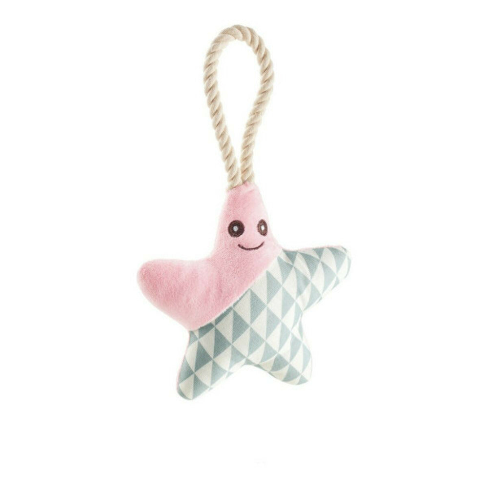 Hunter Jouet Pour Chien Salima Jouet Peluche Avec Corde étoile De Mer Rose Chiots