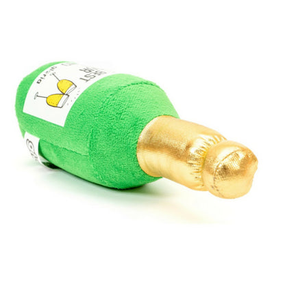 Gloria Jouet Pour Chien En Peluche Champcane Champagne Polyester Feuille De Mousse
