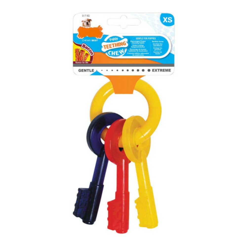 Nylabone Jouet Pour Chien Clés Bacon Nylon Thermoplastique Taille Xs Chiots