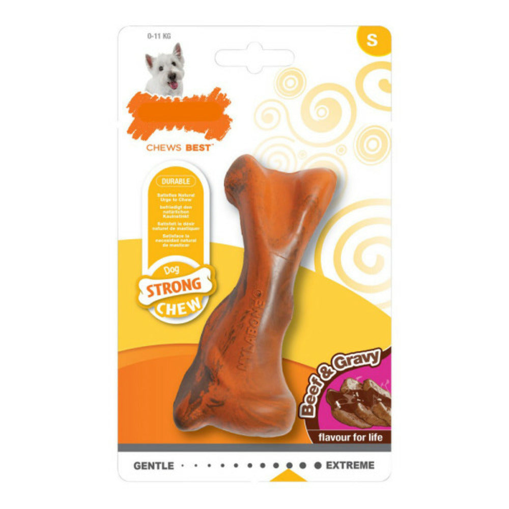 Nylabone Jouet Pour Chien Strong Chew Sauce Viande Caoutchouc Taille S