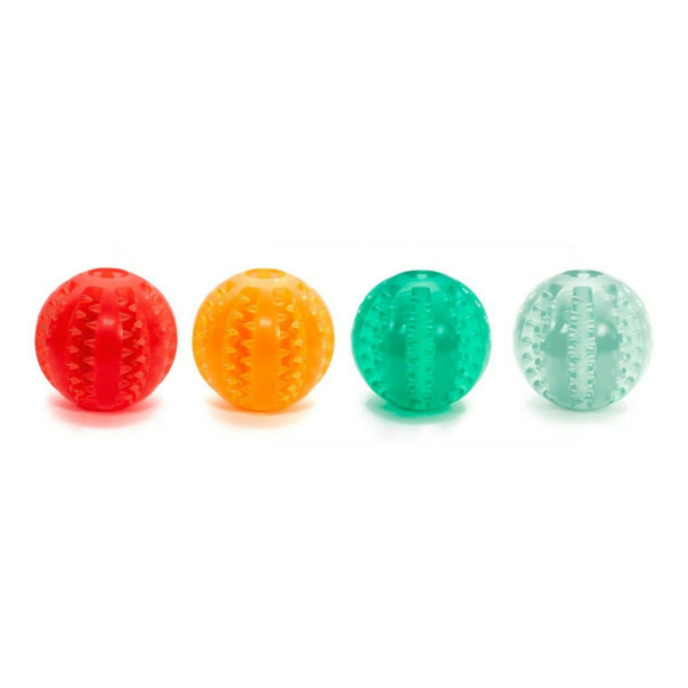 Gloria Jouet Pour Chien Soins Dentaires Tpr Assortiment De Couleurs (6 Cm)