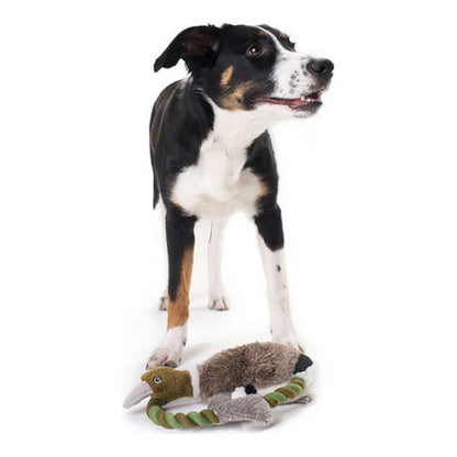 Hunter Jouet Pour Chien En Peluche Wildlife Train Avec Corde Canard (26 Cm)
