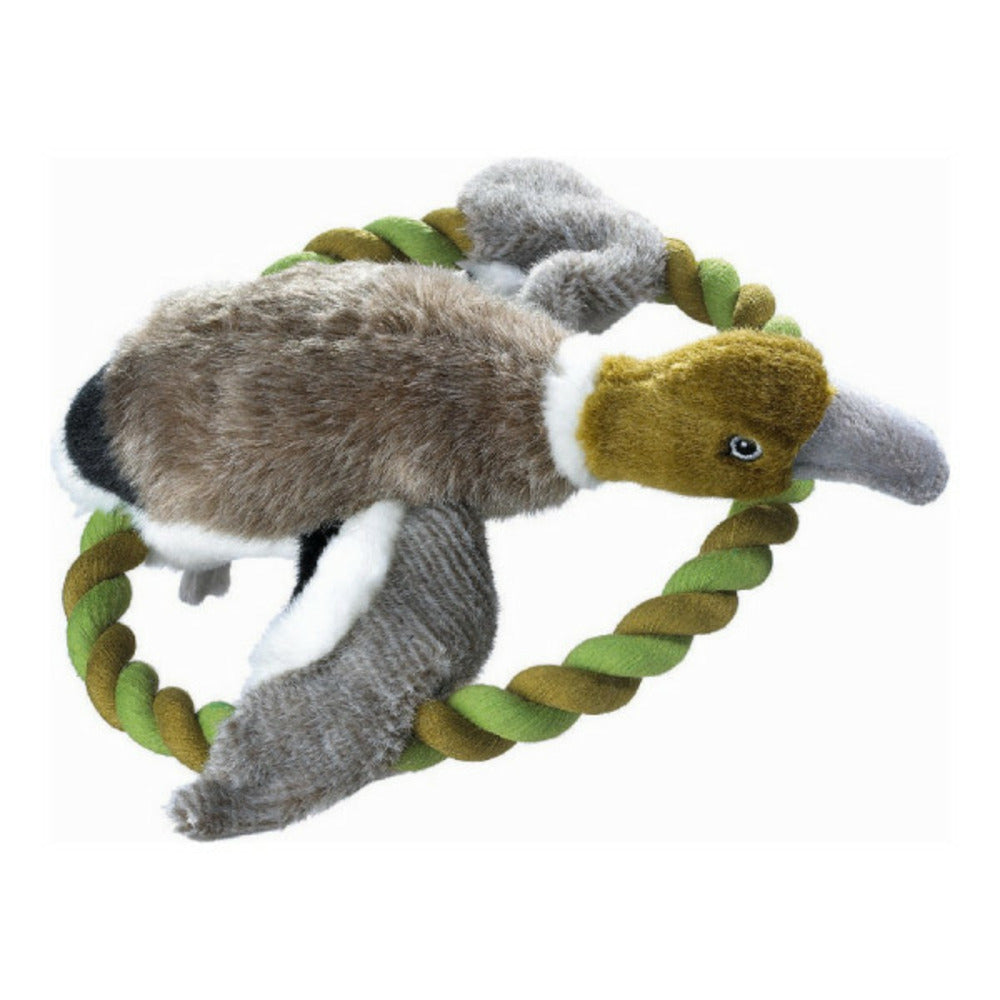 Hunter Jouet Pour Chien En Peluche Wildlife Train Avec Corde Canard (26 Cm)