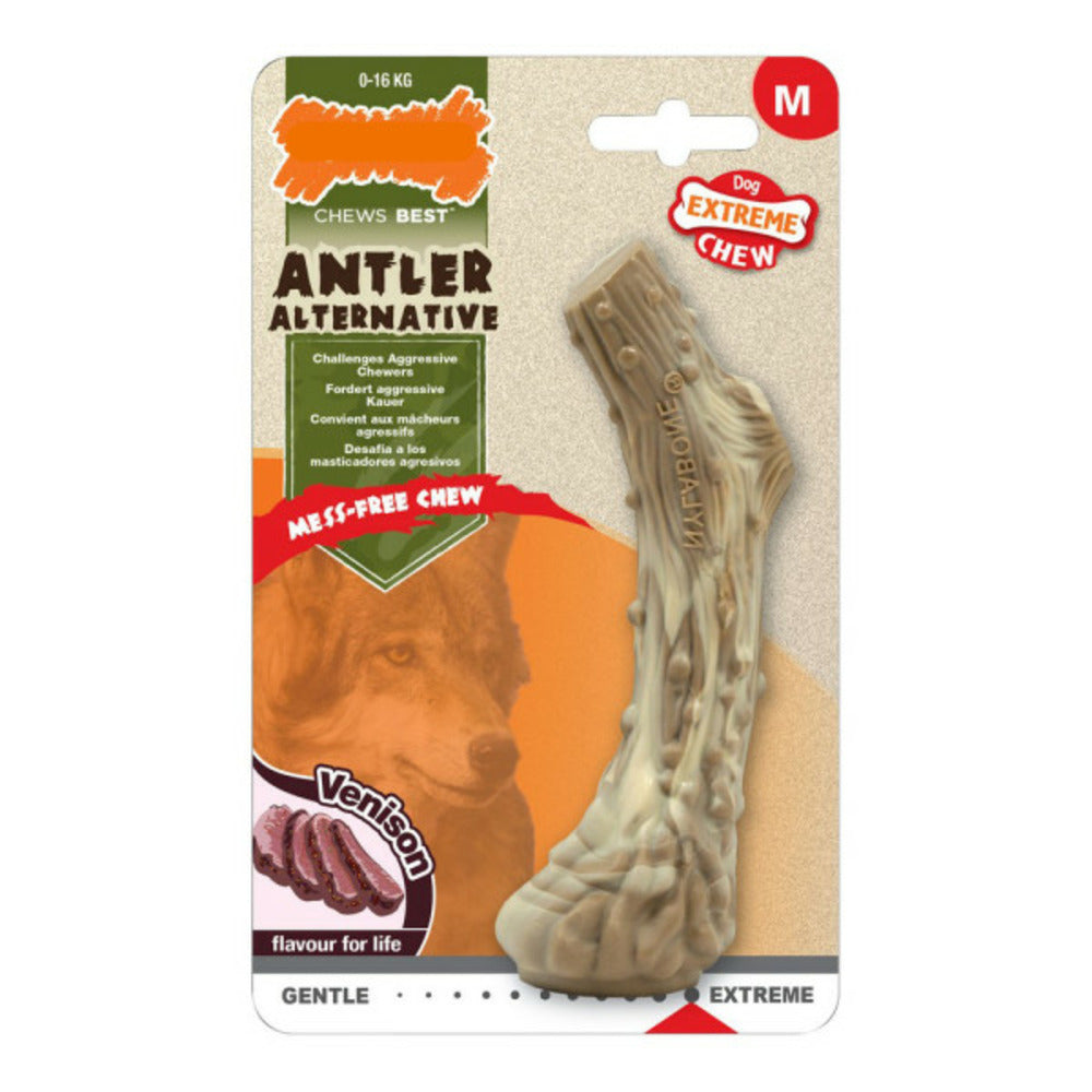 Nylabone Jouet Pour Chien Dura Chew Corne Taille M Nylon Cerf