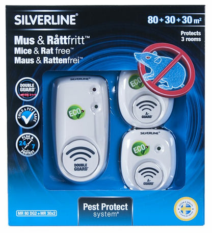  Répulsifs Pour Rongeurs Mr 80 Dg2 + Mr 30x2, 3 Appareils