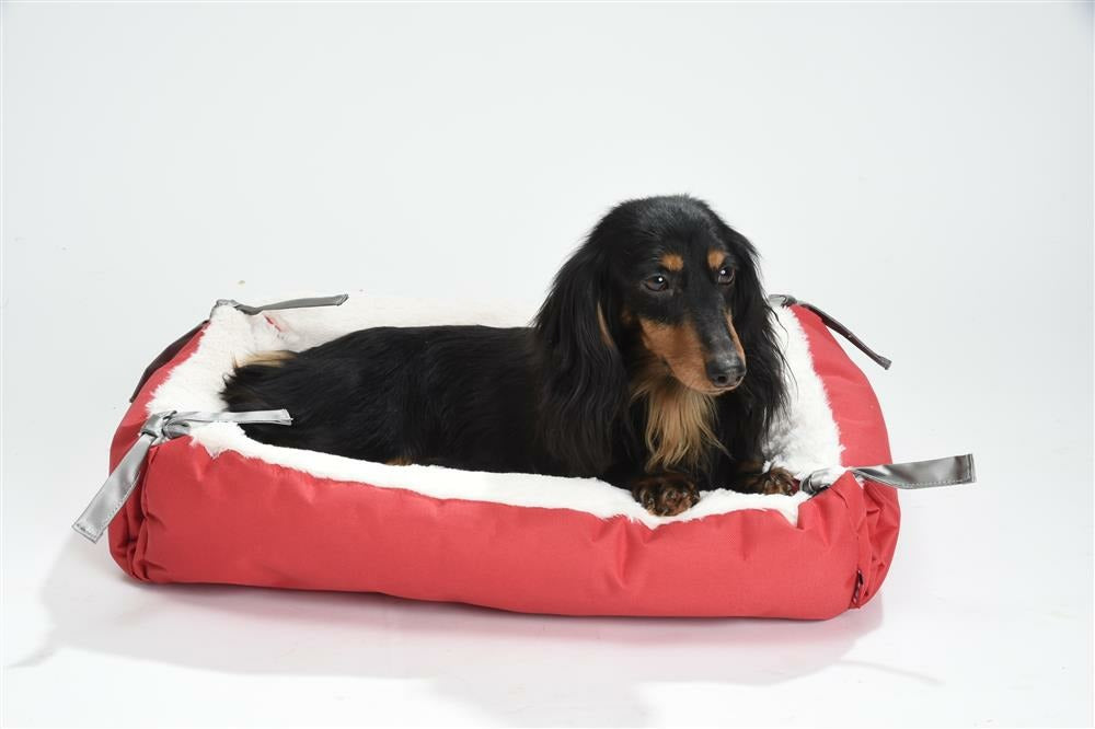  Panier Chat "square" Rouge S