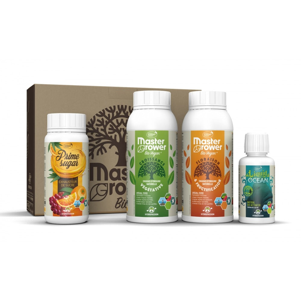  Pack Engrais Master Grower Bio Vegan