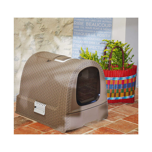 Curver Bac à Litère Pour Chats "mocca" - 51 X 38,5 X 39,5 Cm